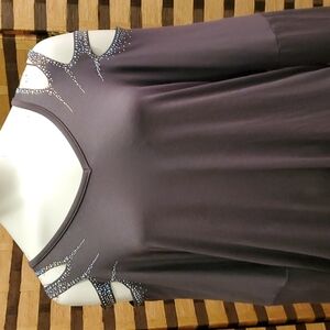 NWT! Vocal cut out bling shoulder